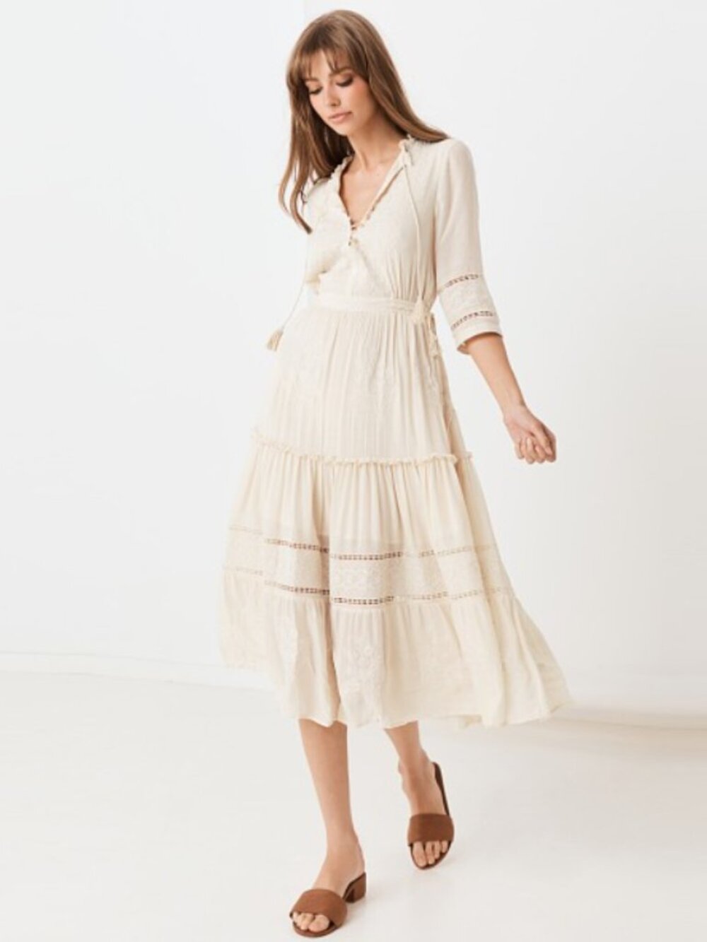 NWOT Spell & The Gypsy Collective Love Me Not Garden Party Dress Size Medium